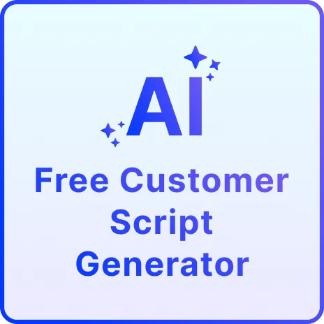 Free AI Customer Script Generator, Online Script Writing Tool